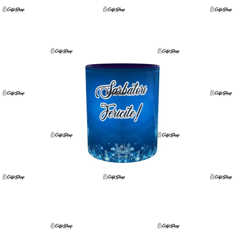 Sarbatori fericite, cana din ceramica, 330ml, model cgs1780